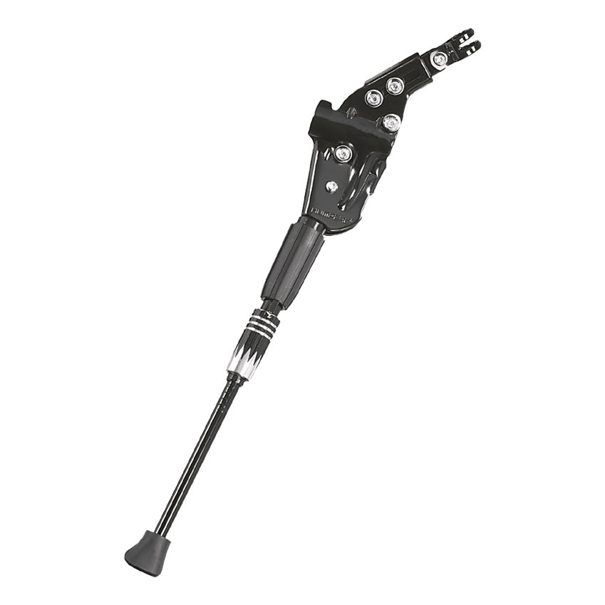 Ergotec Hinterbaustütze universal 24"-28" höhenverstellbar inkl. Gummifuss AL6061 black