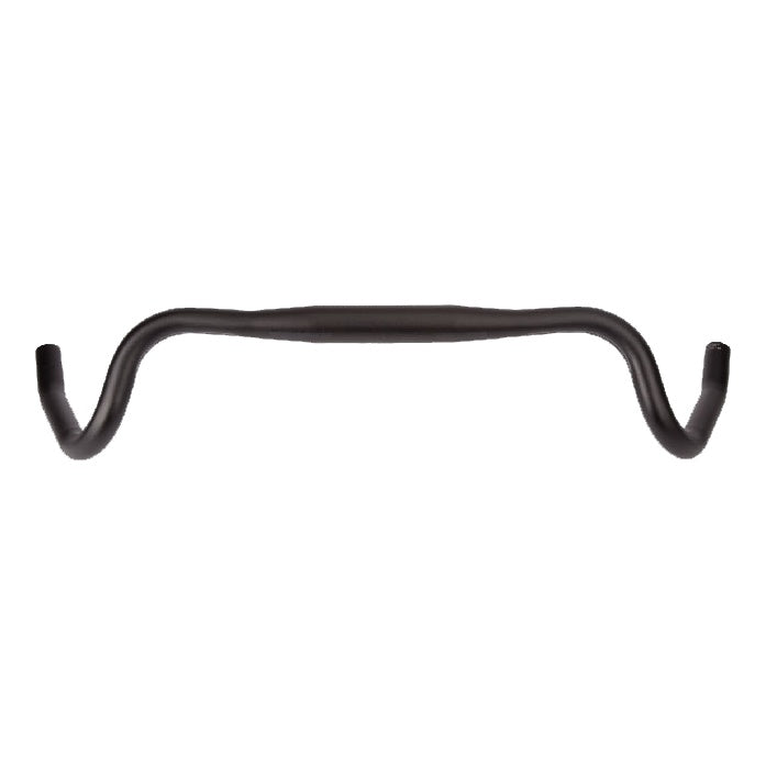 Ergotec Lenker 31.8 Gravel Width:440/580 Rise:0 GL:0 Drop:110 Reach:76 21°/37° AL6061 sb black SafetyLe 