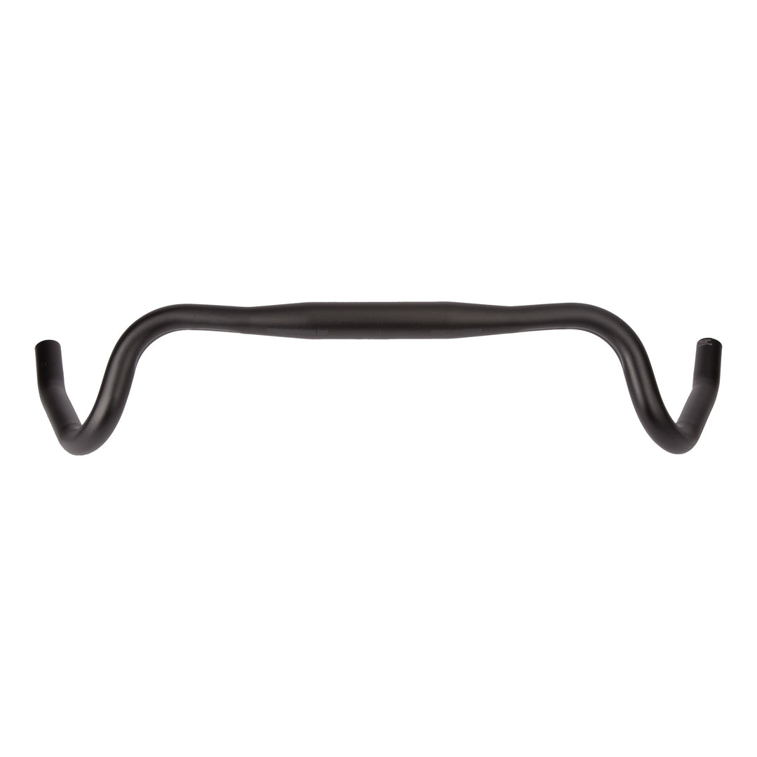 Ergotec Lenker 31.8 Gravel Width:480/620 Rise:0 GL:0 Drop:110 Reach:76 21°/37° AL6061 sb black SafetyLe 