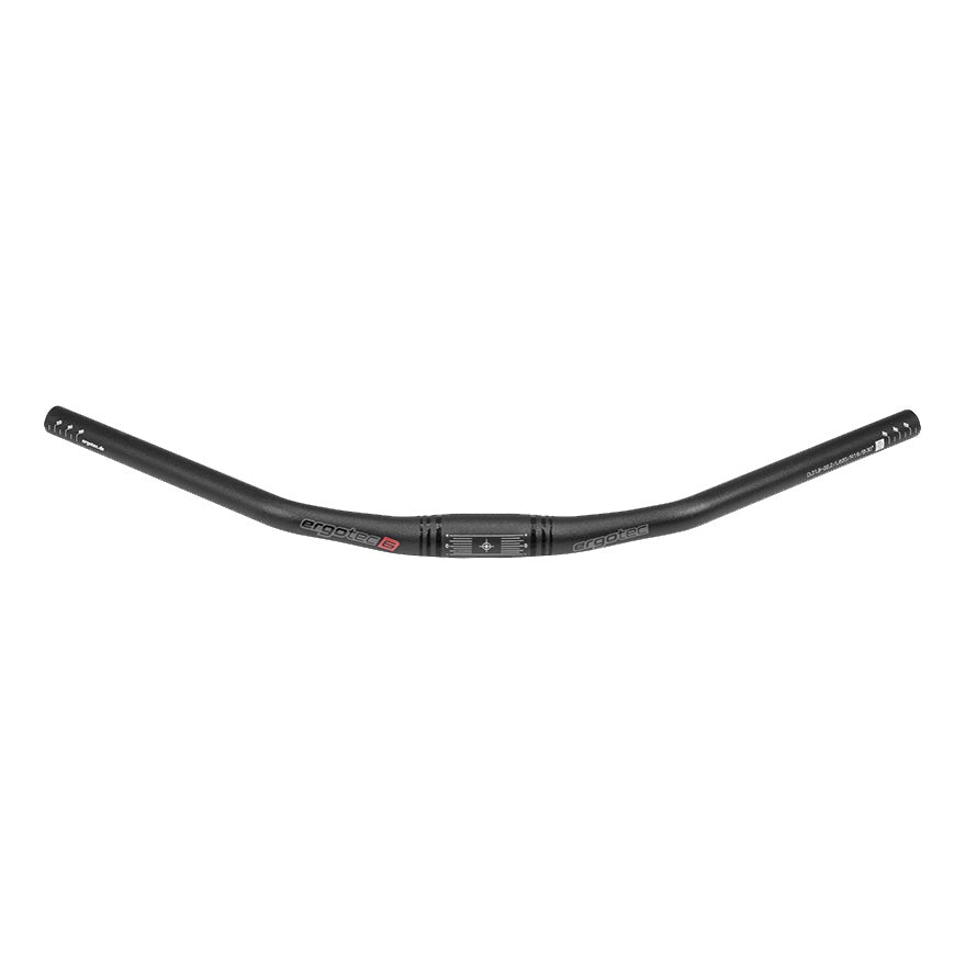 Ergotec Lenker 31.8 Ladytown Width:650 Rise:16 GL:180 30°/0° AL2014 sb black SafetyLevel6 