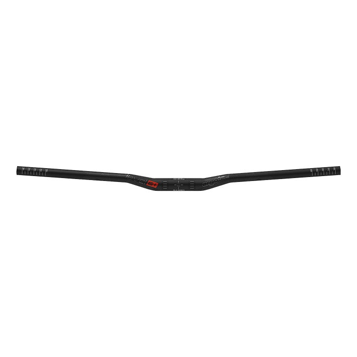 Ergotec Lenker 31.8 LOW Riser BAR 15 i Width:780 Rise:15 GL:230 12°/5° AL6061 sb black SafetyLevel6 