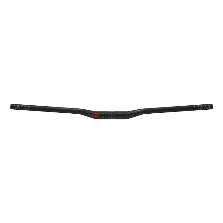 Ergotec Lenker 31.8 LOW Riser BAR 15 i Width:780 Rise:15 GL:230 12°/5° AL6061 sb black SafetyLevel6 