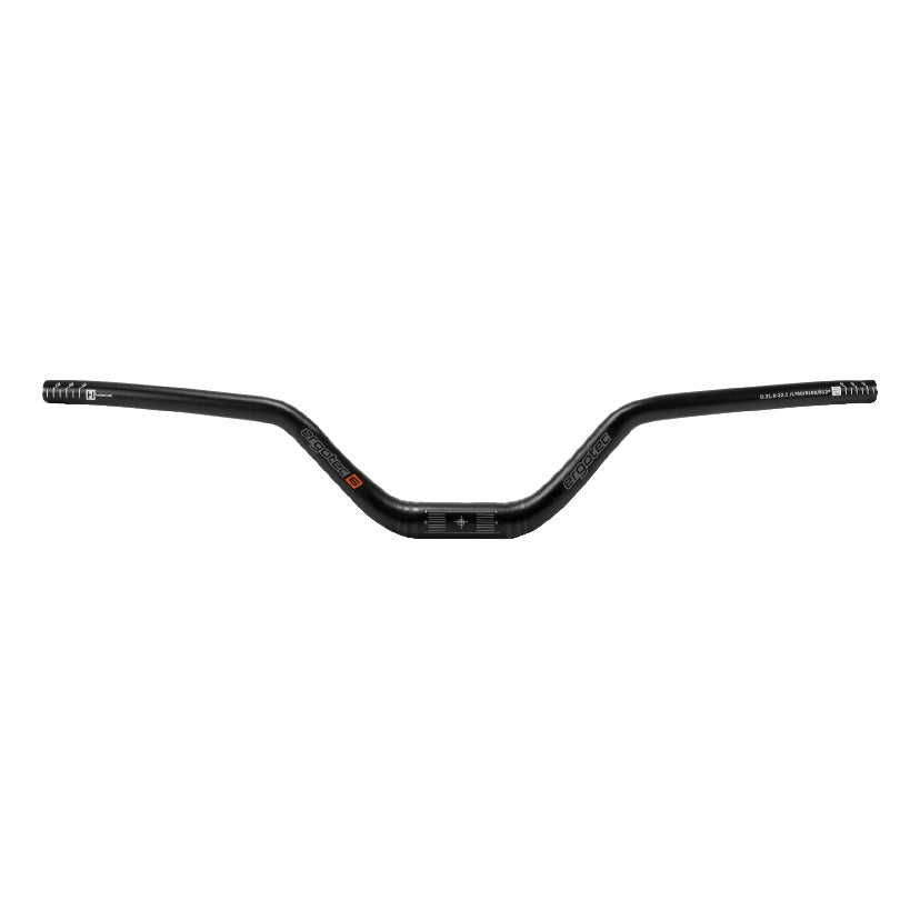 Ergotec Lenker 31.8 Riser BAR 100 Width:780 Rise:100 GL:205 12°/11° AL6061 black SafetyLevel6 