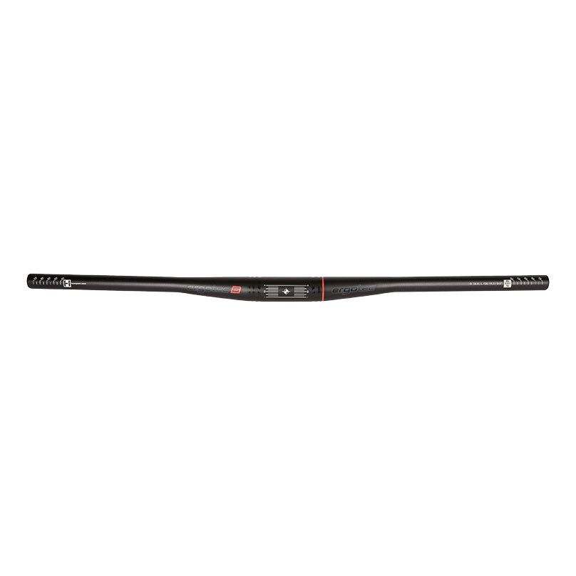 Ergotec Lenker 35.0 Flat BAR RAY Width:720 Rise:0 GL:210 9°/0° AL6061 sb black SafetyLevel6 