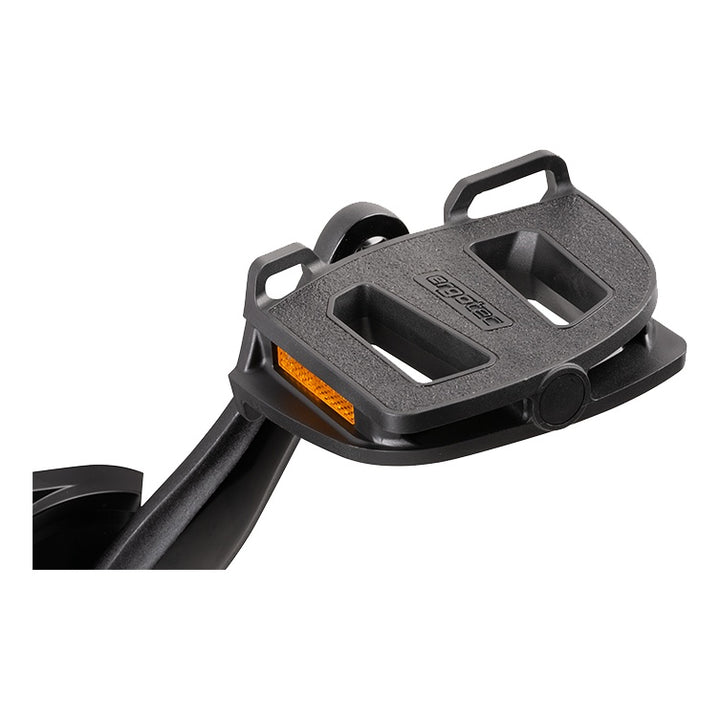 Ergotec Pedale EP-2 9/16" 7mm Gleitlager EP-bearing PP Kunststoff Format:122x102mm Sandpapierauflag 