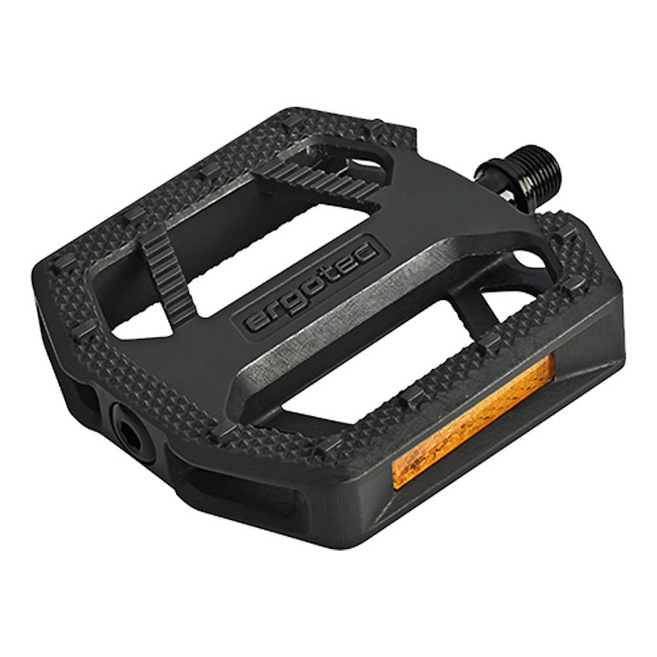 Ergotec Pedale EP-M 9/16" 7mm EP bearing/Igus PP Kunststoff Format: 103x100mm Reflektor 