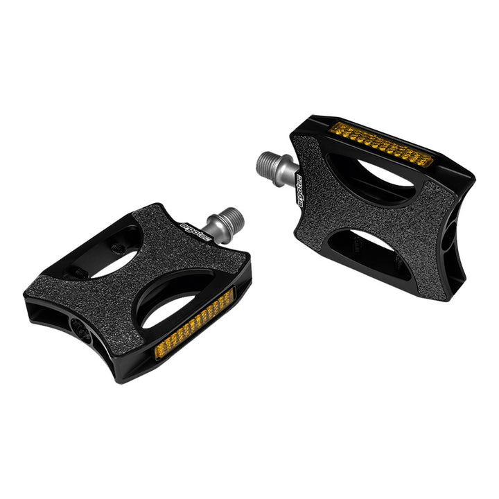 Ergotec Pedale EP Urban 9/16" 7mm Lager gedichtet AL6061 Black Format: 98x78mm Sandpapierauflage 