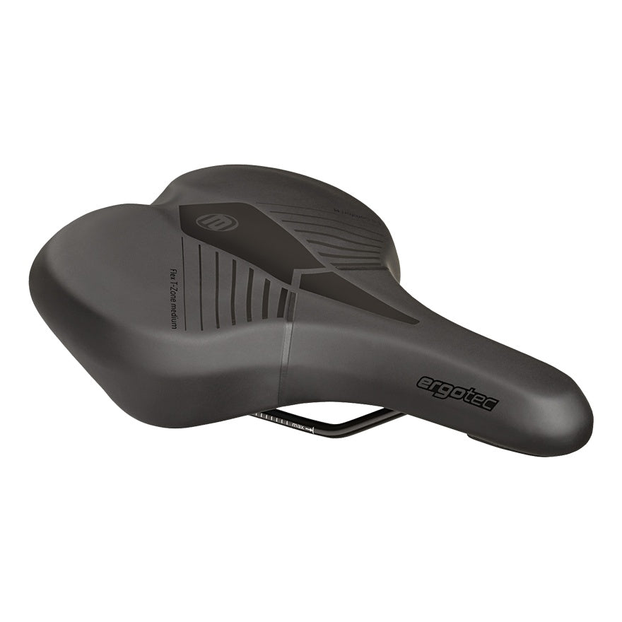 Ergotec Sattel ES Comfort Plus 260x218mm PU/Memory Foam Soft schwarz 440g he10 