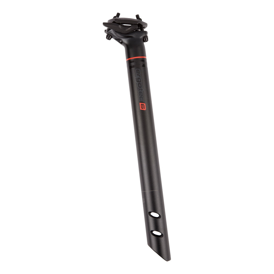 Ergotec Sattelstütze RAY Dimension:31.6 x 350mm Offset:15mm AL6061 schwarz-sand SafetyLevel6+ 