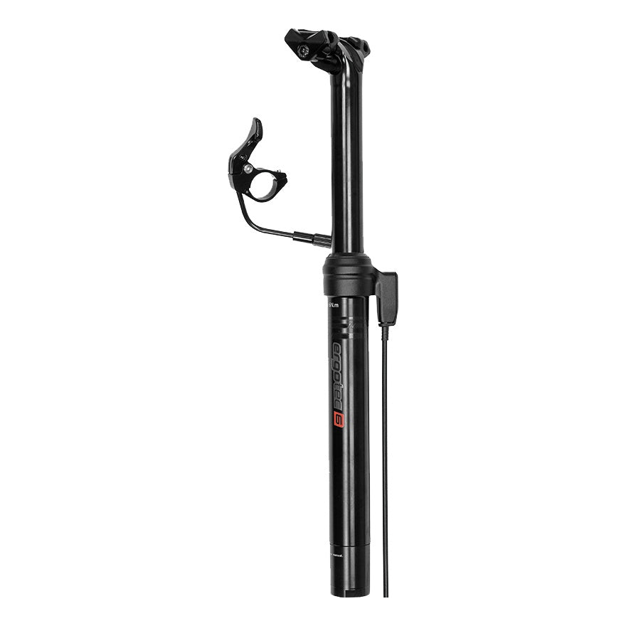 Ergotec Sattelstütze UP&DOWN RC 27.2 x 400mm Offset:21mm Hyd.Hub:105mm AL6061 black SafetyLevel6 