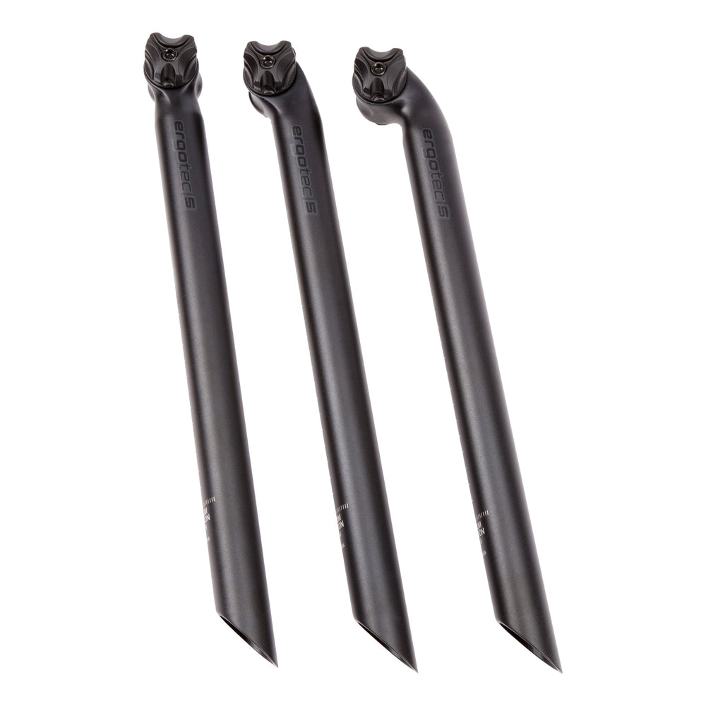 Ergotec Sattelstütze Viper 0 27.2 x 400mm Offset:0mm AL6061 black-sand SafetyLevel5 