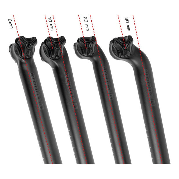 Ergotec Sattelstütze Viper 20 27.2 x 400mm Offset:20mm AL6061 black-sand SafetyLevel5 