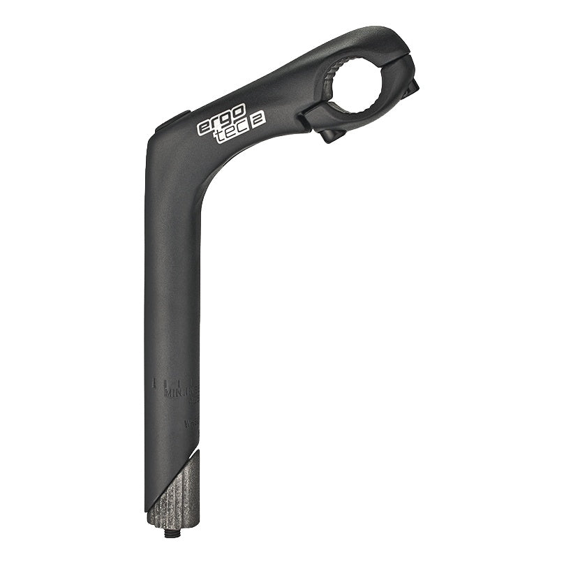Ergotec Vorbau 25.4 Kobra Ext:110mm Shaft 25.4 180mm Angle:30° AL 356 black SafetyLevel2 