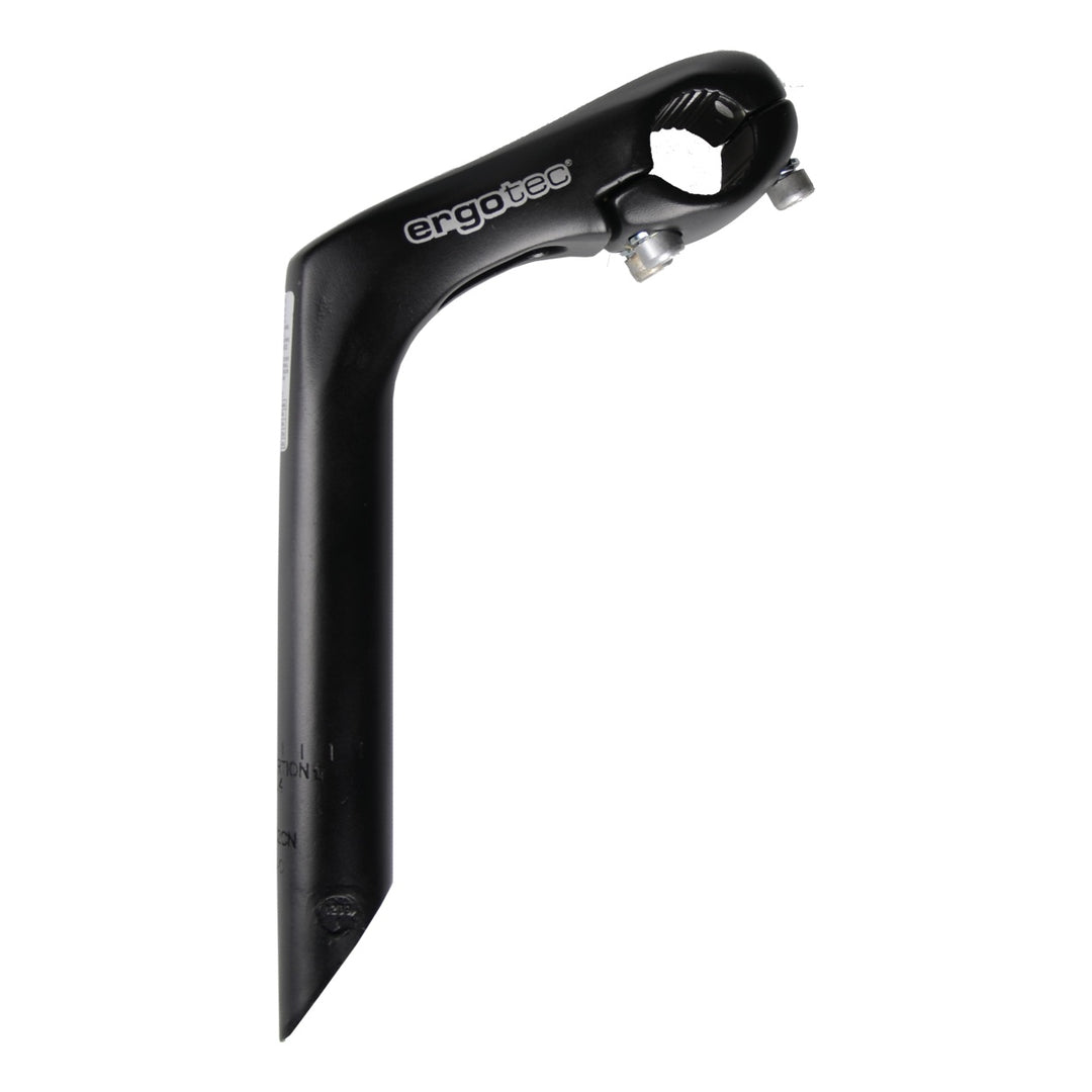 Ergotec Vorbau 25.4 Kobra Ext:110mm Shaft 25.4 180mm Angle:30° AL 356 black SafetyLevel2 