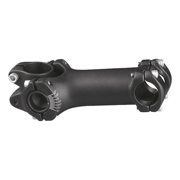 Ergotec Vorbau 25.4 SWELL2 Ext:80 mm Angle:-20°/+40° Clamp ID:28.6 AL6061 sb black SafetyLevel6 