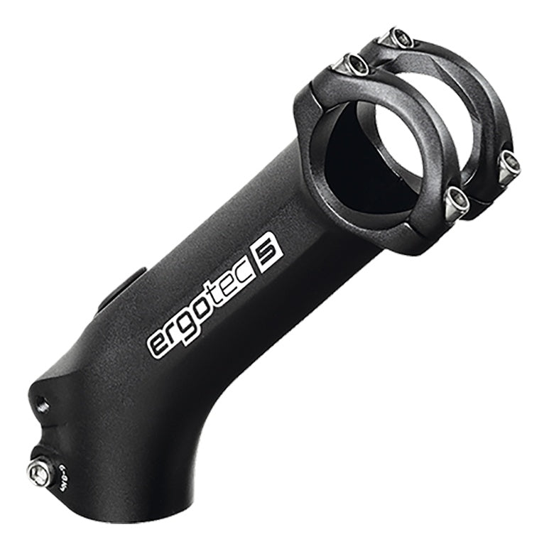 Ergotec Vorbau 31.8 High Carisma Ext:110mm Angle:45° Clamp H:40 Clamp ID:28.6 AL6061 sb black SL5 