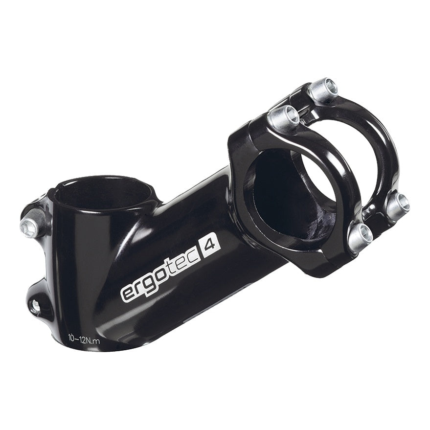 Ergotec Vorbau 31.8 High CRAB2 Ext:70mm Angle:35° Clamp ID:28.6 AL6061 black sand SafetyLevel4 