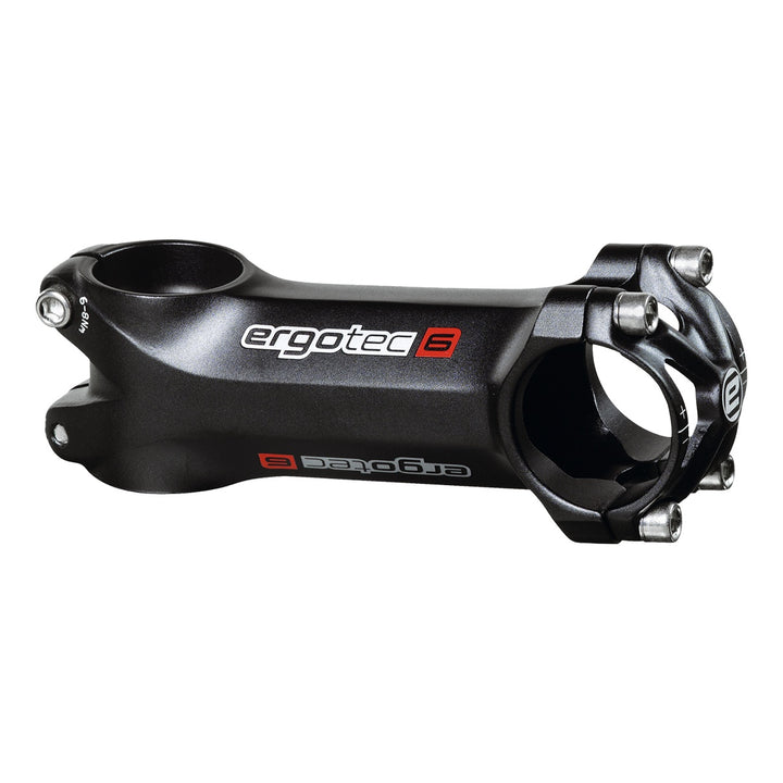 Ergotec Vorbau 31.8 High PIRANHA2 Ext:110mm Angle:35° Clamp ID:28.6 AL6061 sb black SafetyLevel6 