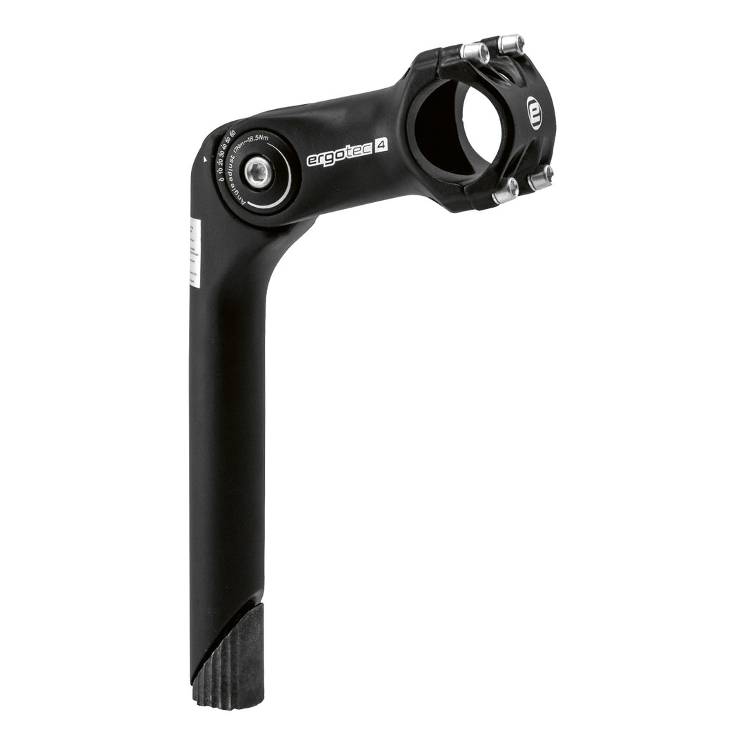 Ergotec Vorbau 31.8 OCTOPUS2 Ext:60mm Shaft 25.4 180mm Angle: 0/+50° AL6061 sb black SafetyLevel4 