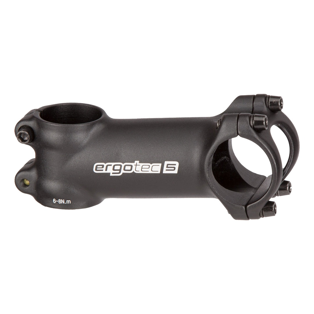 Ergotec Vorbau 31.8 Shark Ext:90mm Angle:7° AL6061 silver-polish SafetyLevel 5 