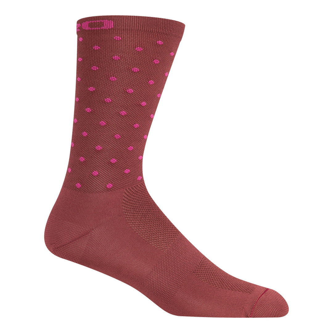 Giro Comp Racer High Rise Sock dark cherry/raspberry