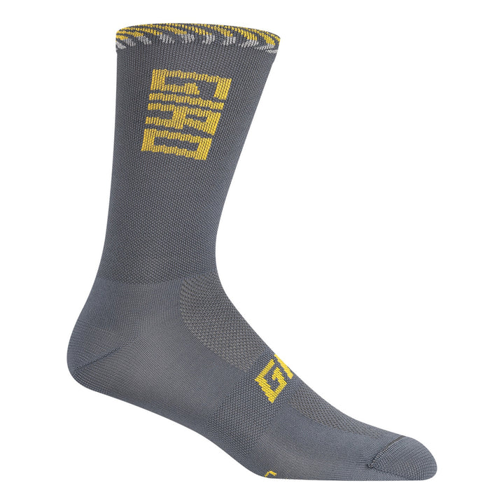 Giro Comp Racer High Rise Sock dark shark/spectra yellow