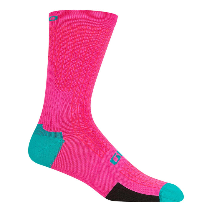 Giro HRC Sock II neon pink/screaming teal