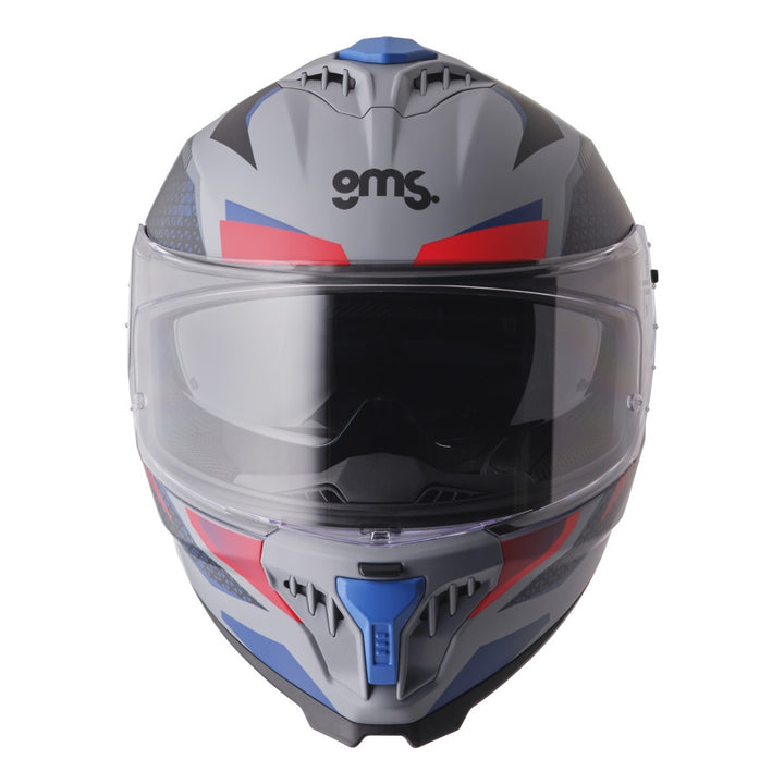 gms Integralhem Gelero grau-blau-rot