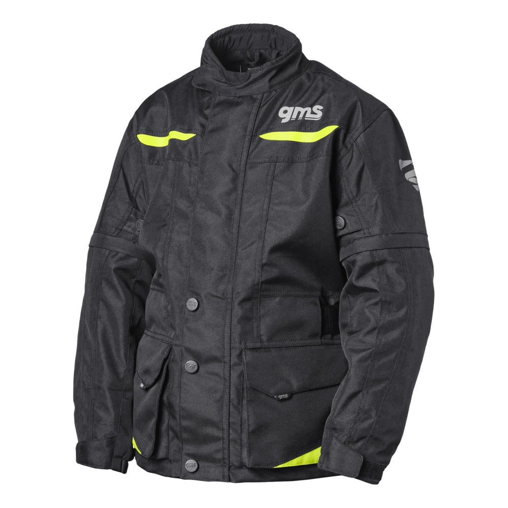gms Jacke Gear WP Junior schwarz-fluogelb