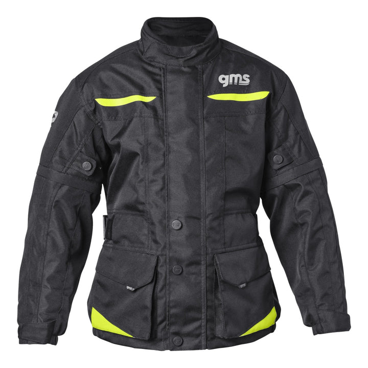 gms Jacke Gear WP Junior schwarz-fluogelb