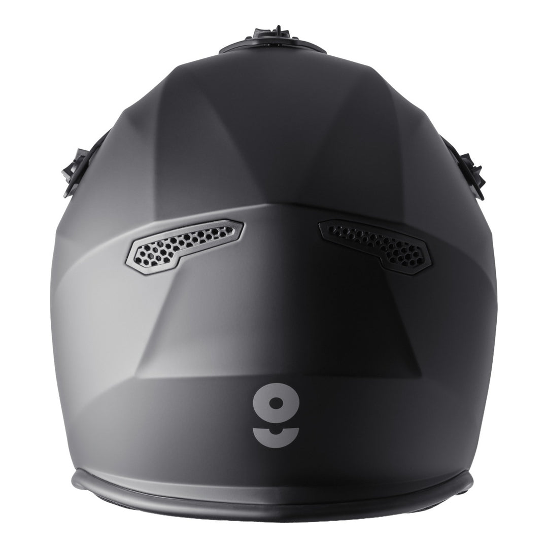 gms Motocrosshelm Fortis schwarz-matt