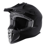 gms Motocrosshelm Fortis schwarz-matt