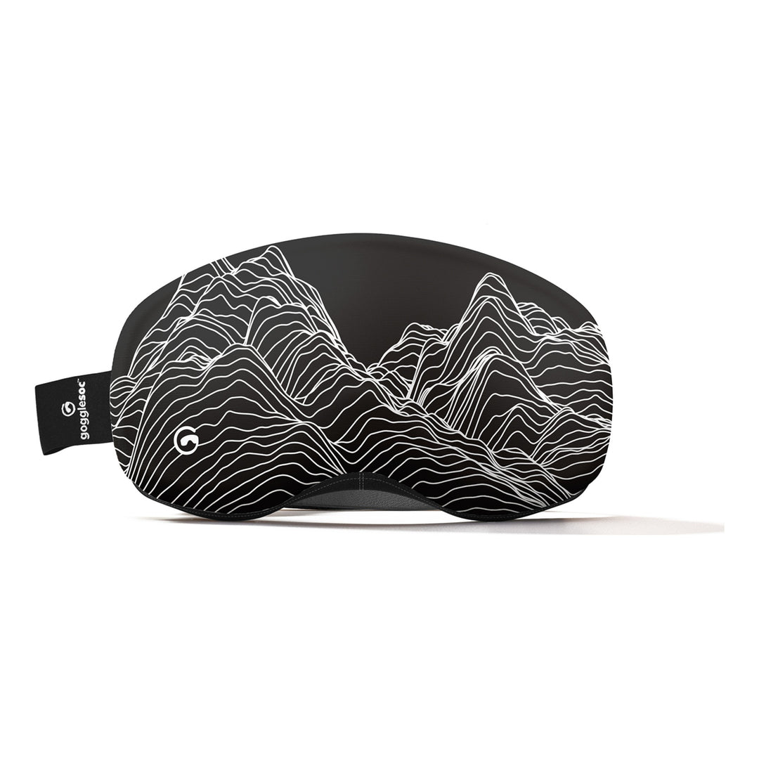 Gogglesoc Contour Lines Pro Soc black