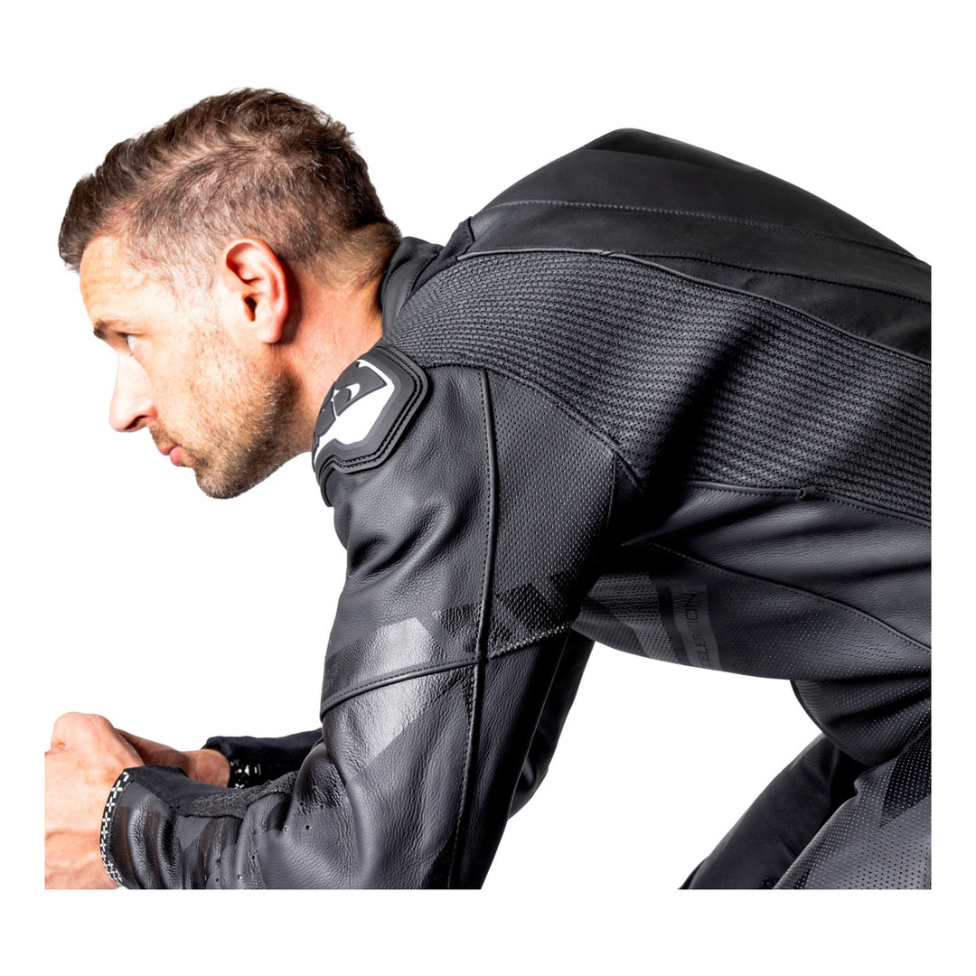 iXS Ace 1.0 Lederkombi Einteiler schwarz