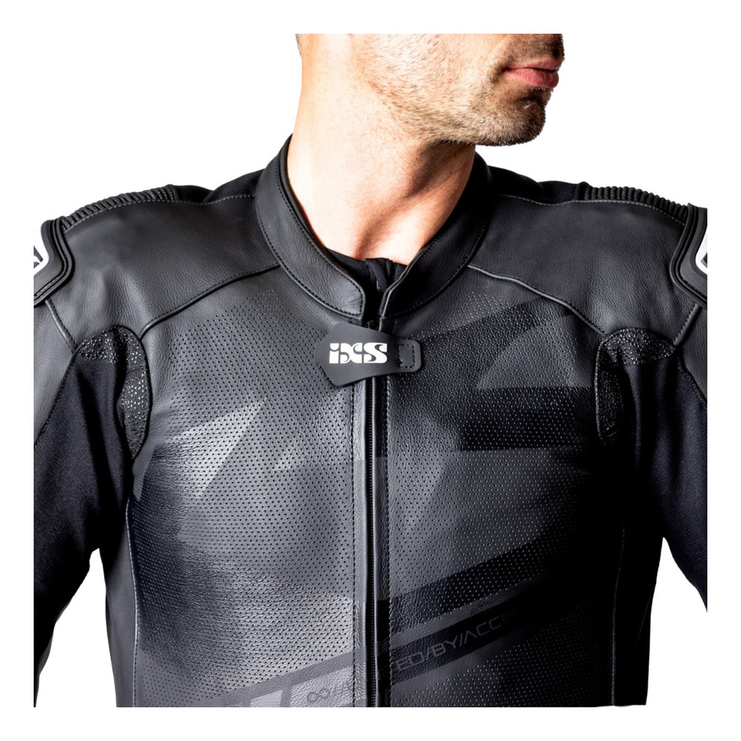 iXS Ace 1.0 Lederkombi Einteiler schwarz