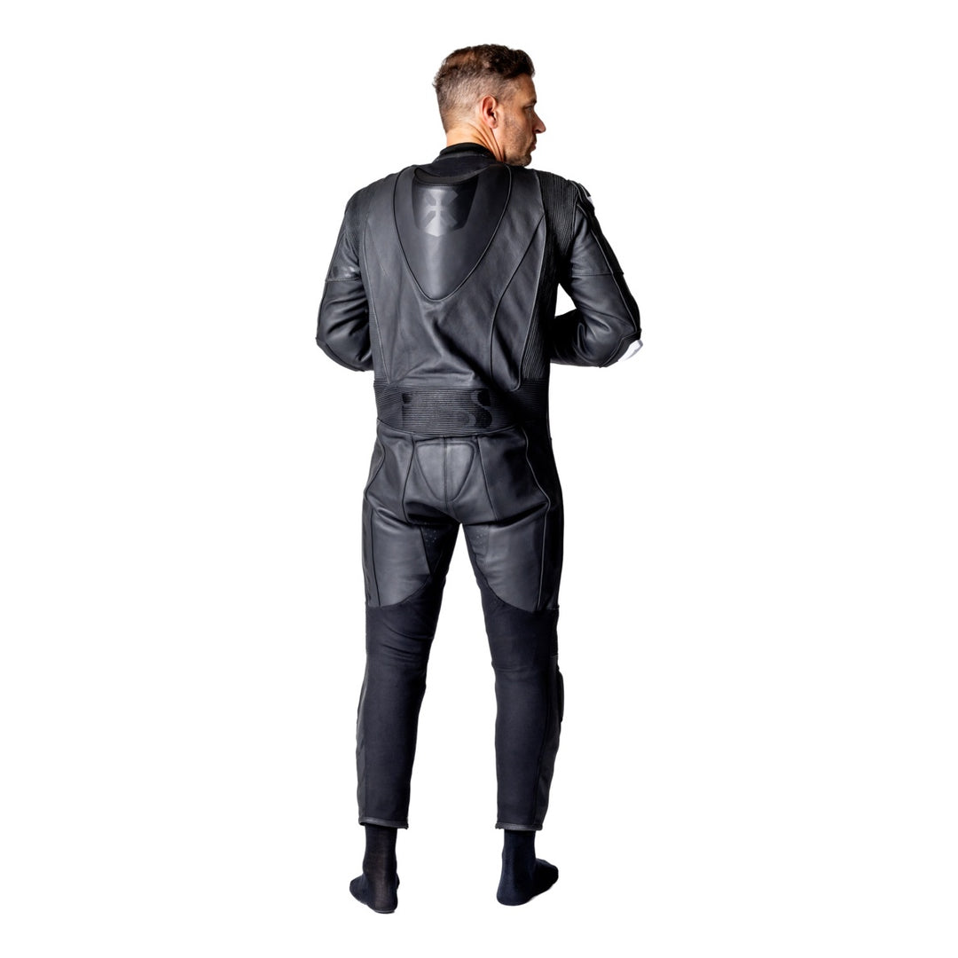 iXS Ace 1.0 Lederkombi Einteiler schwarz
