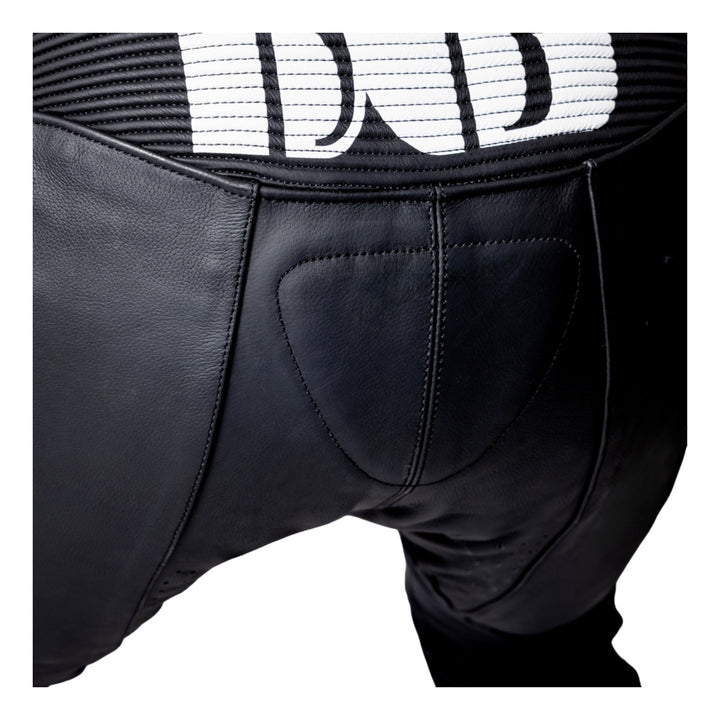 iXS Ace 1.0 Lederkombi Einteiler schwarz-weiss-rot