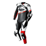 iXS Ace 1.0 Lederkombi Einteiler schwarz-weiss-rot