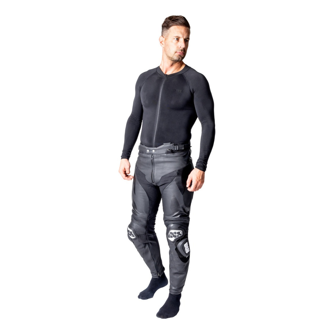iXS Ace 1.0 Lederkombi Zweiteiler schwarz
