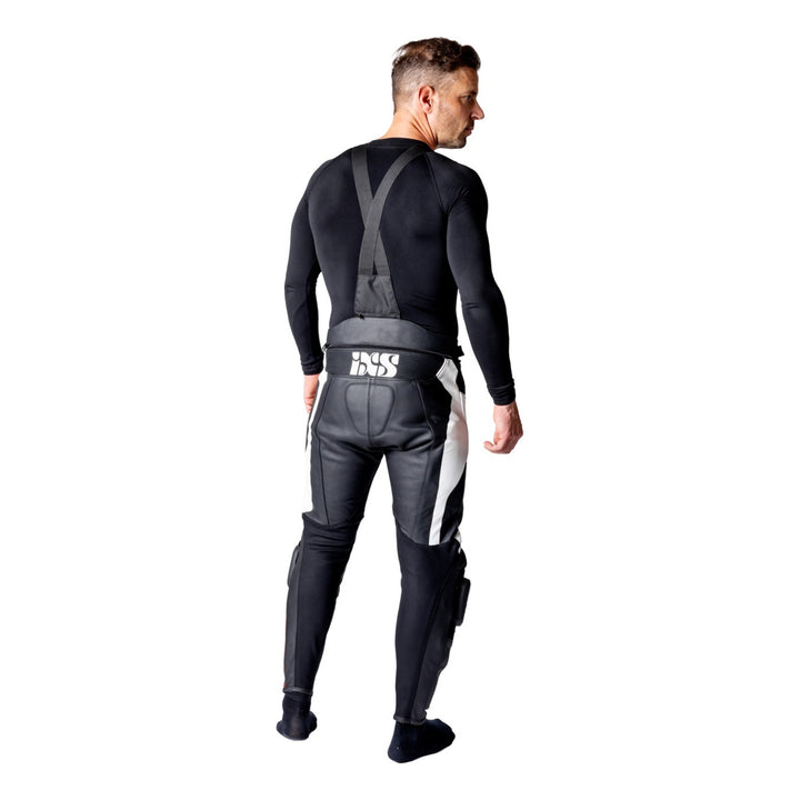 iXS Ace 1.0 Lederkombi Zweiteiler schwarz-weiss-rot
