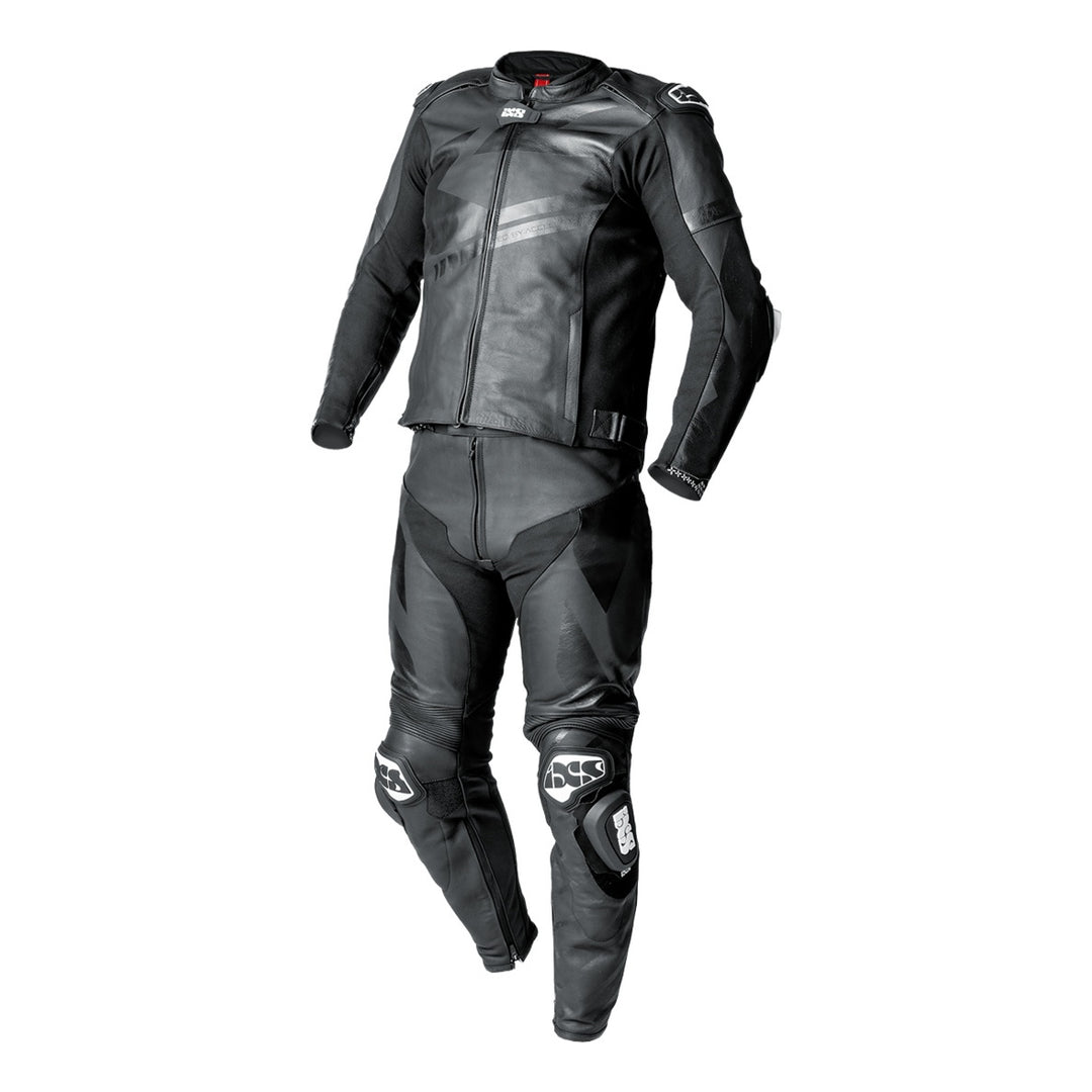 iXS Ace 1.0 Lederkombi Zweiteiler schwarz