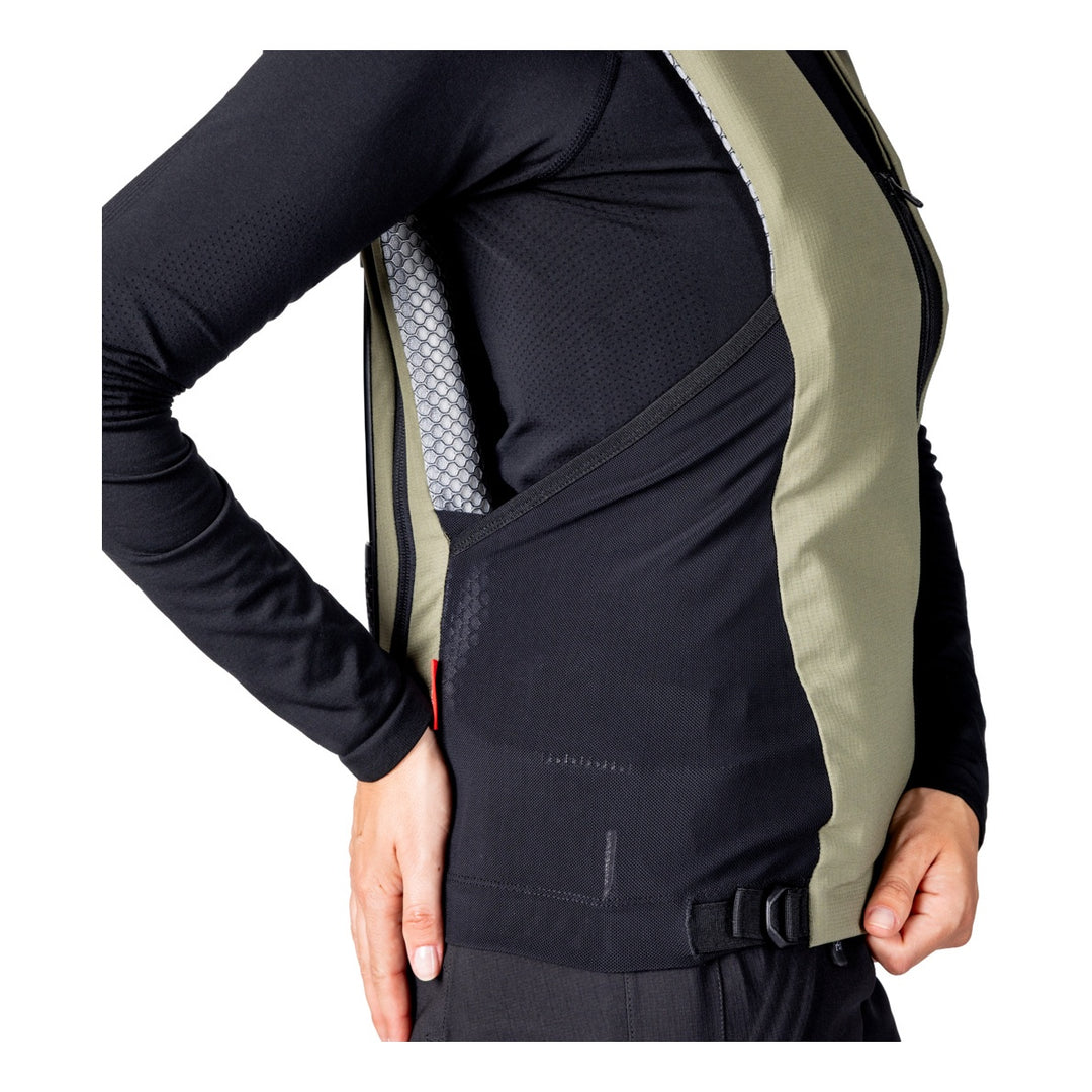 iXS Airbag Weste IPRO 1.0 oliv-schwarz