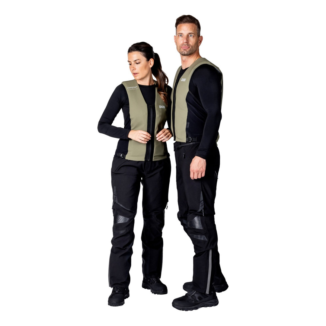 iXS Airbag Weste IPRO 1.0 oliv-schwarz