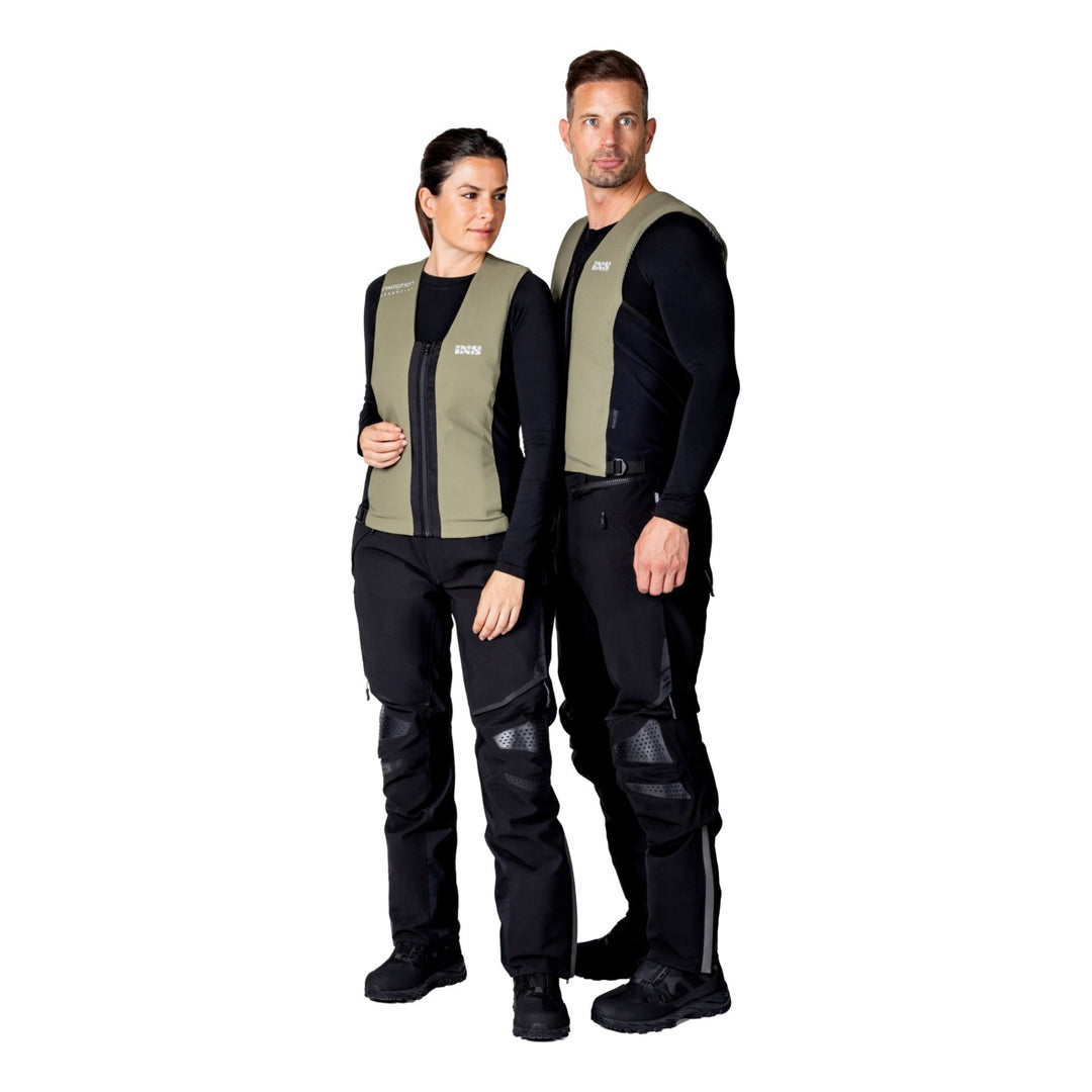 iXS Airbag Weste IPRO 1.0 oliv-schwarz
