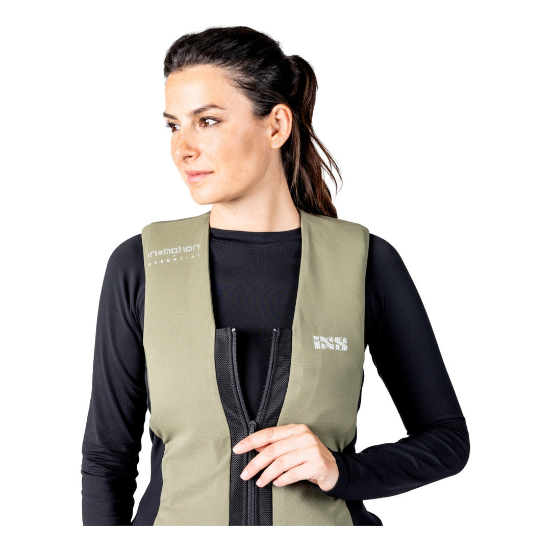 iXS Airbag Weste IPRO 1.0 oliv-schwarz