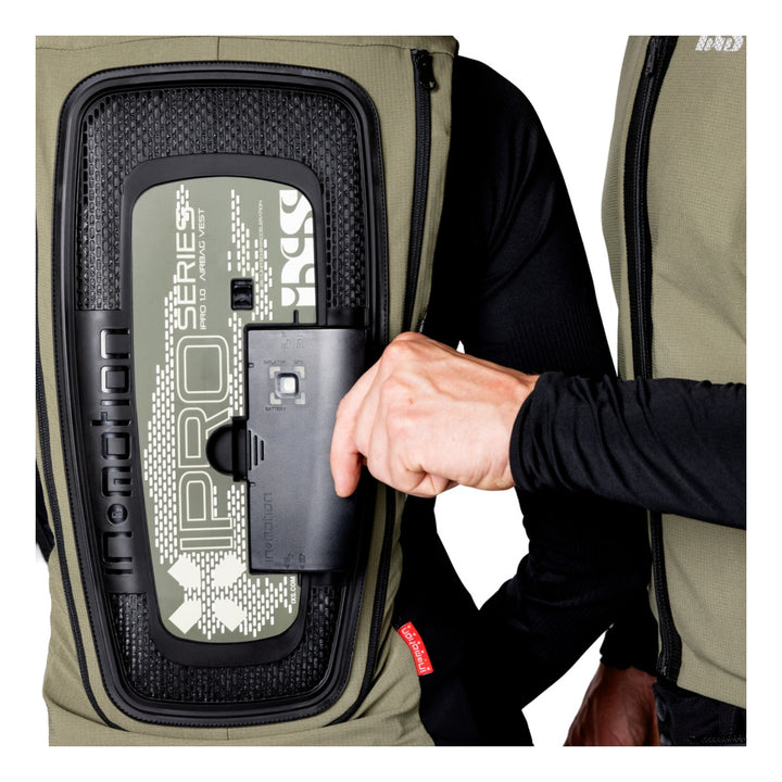 iXS Airbag Weste IPRO 1.0 oliv-schwarz