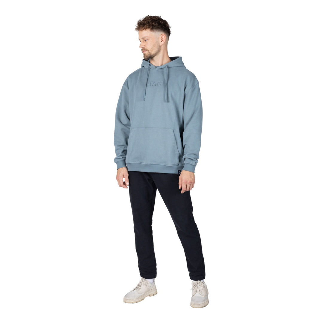 iXS Brand 1.0 Hoodie blau grau