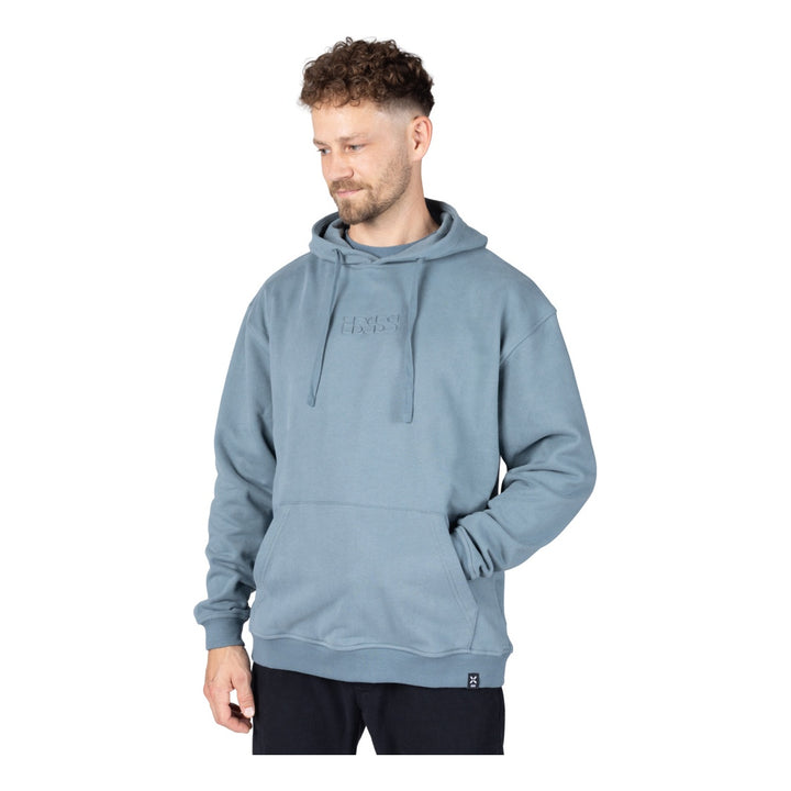 iXS Brand 1.0 Hoodie blau grau