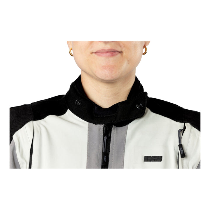 iXS Damen Tourster-STX 1.0 Laminatjacke hellgrau-grau