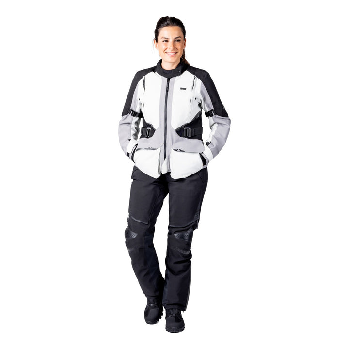 iXS Damen Tourster-STX 1.0 Laminatjacke hellgrau-grau